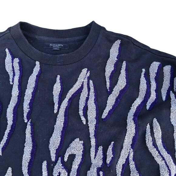 Rare All Saints Scar Sweater Medium - Picture 4 of 9